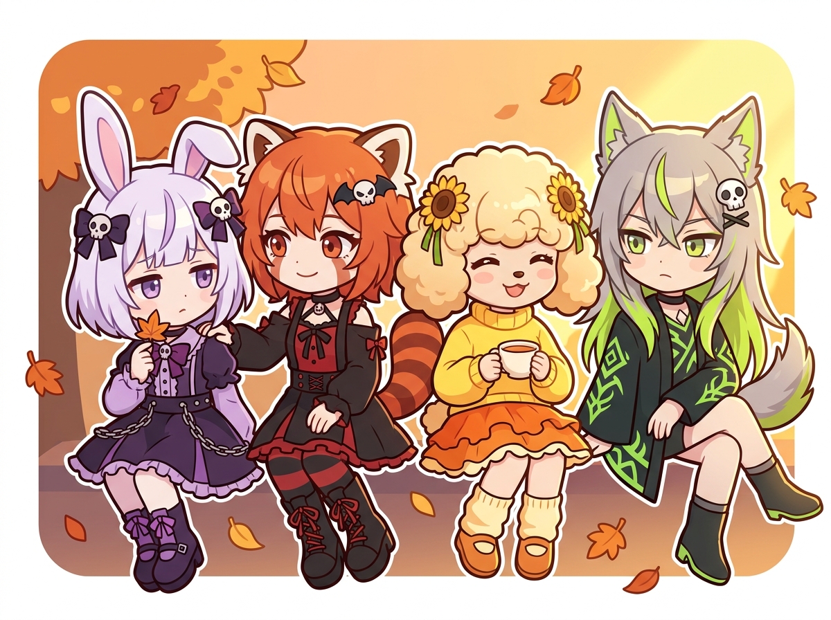 大人の恋愛を語る紫星命理キャラクターたち