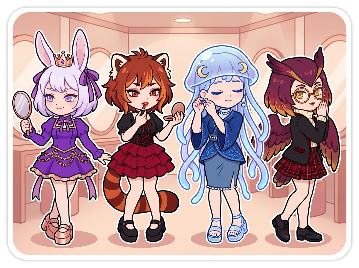 大人の色気を纏うキャラクターたち