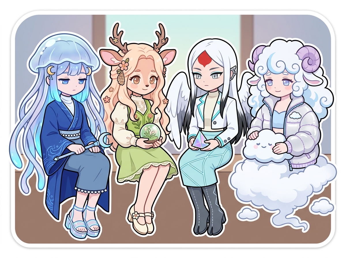 結婚後も自分らしくありたい女性を表すキャラクターたち