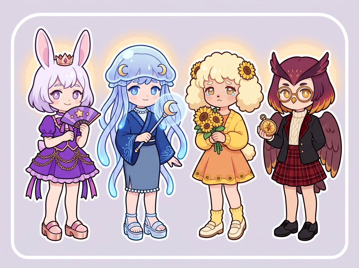 スランプ中の相手に寄り添うキャラクターたち