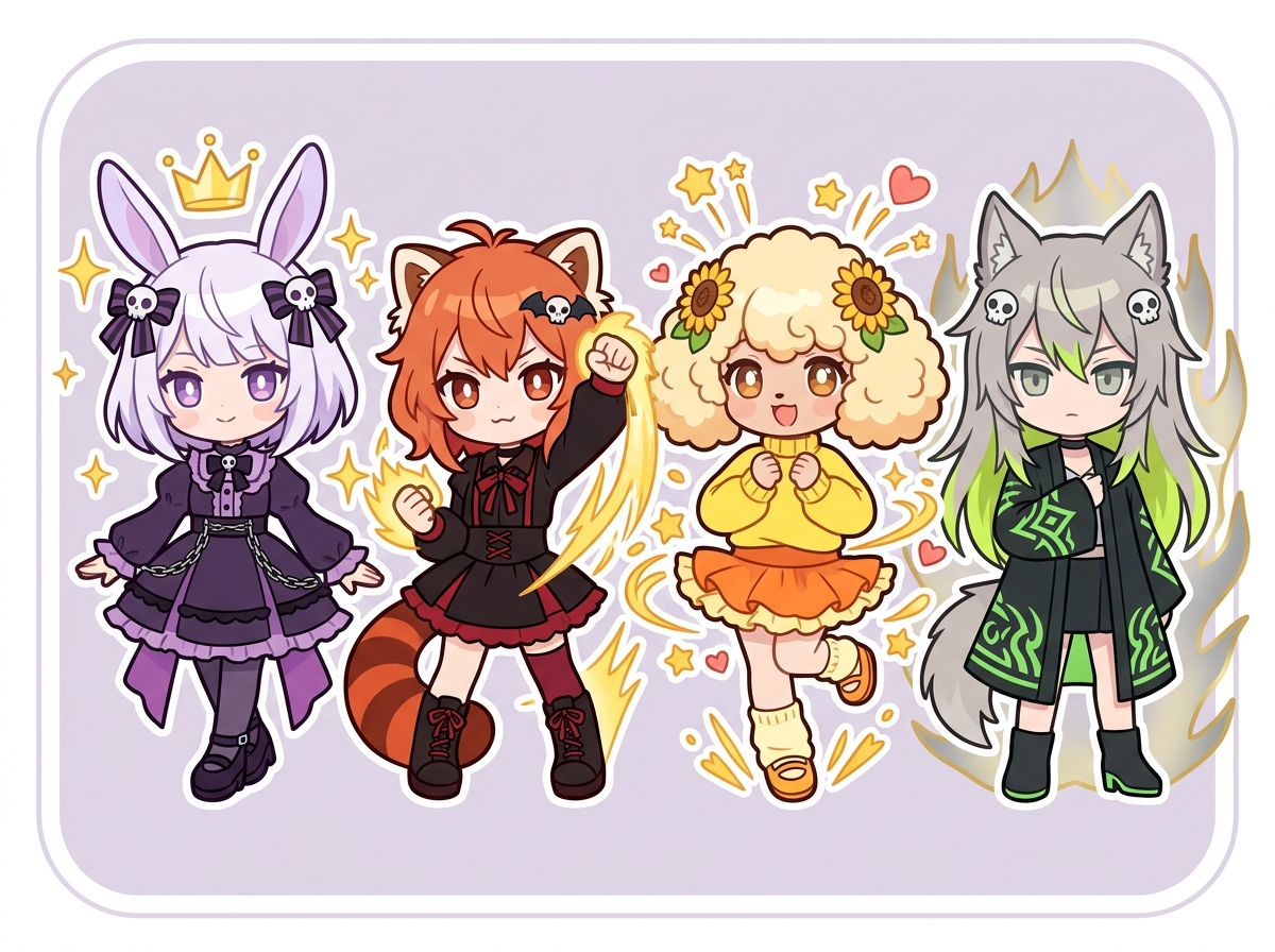 長く愛される人の秘密を語る紫星命理キャラクターたち