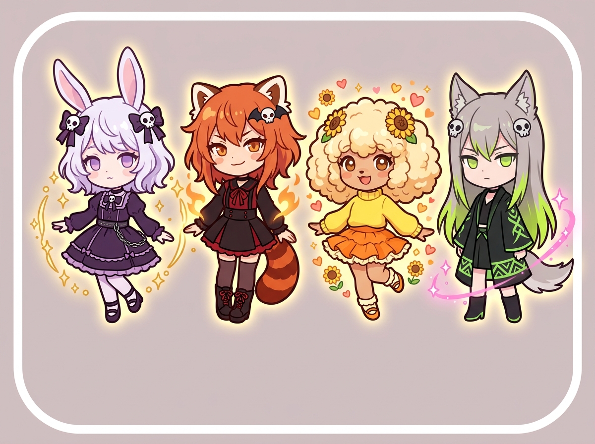 食神タイプの愛され力を語る紫星命理キャラクターたち