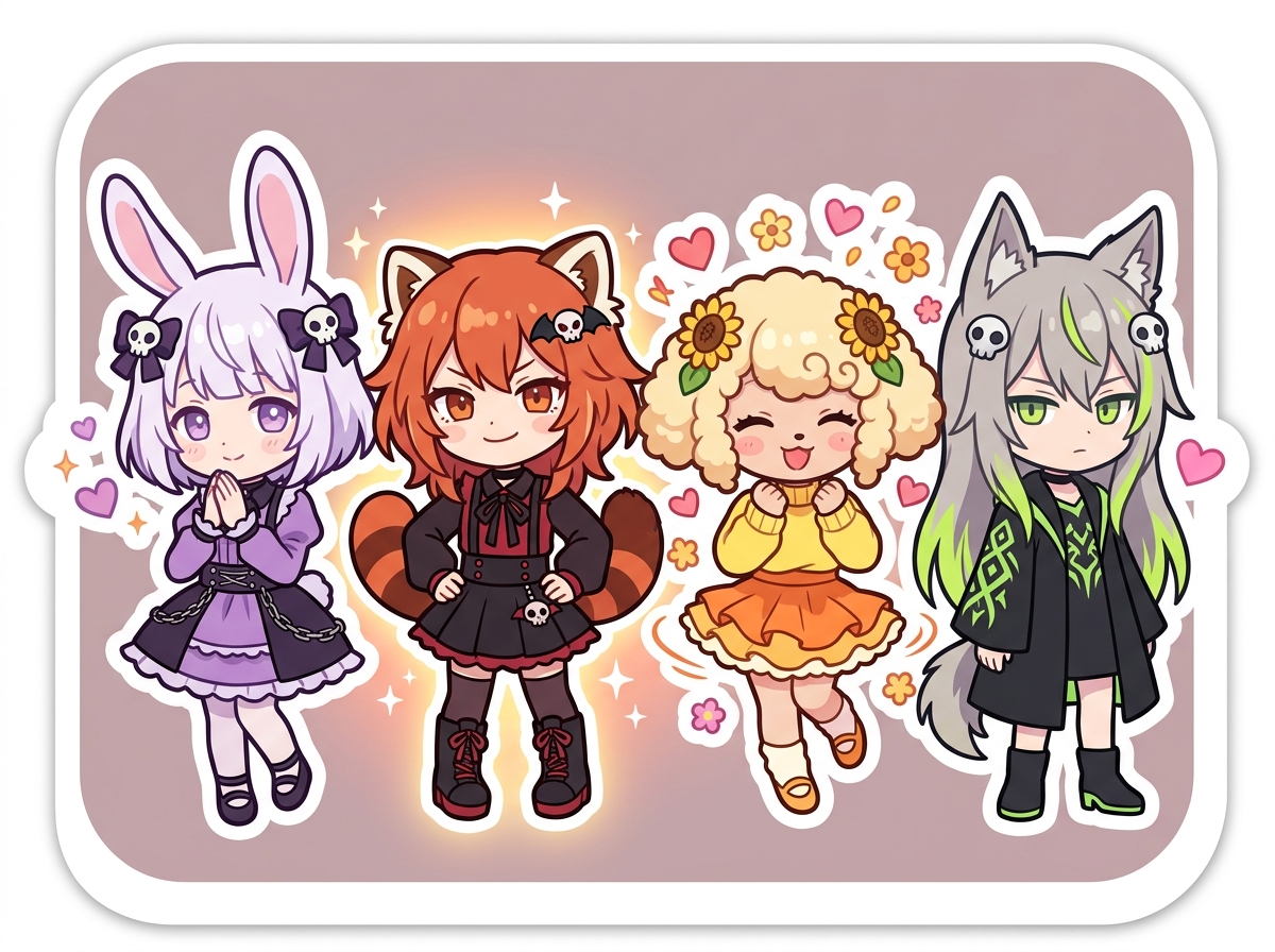 愛され続ける女性の秘密を語る紫星命理キャラクターたち