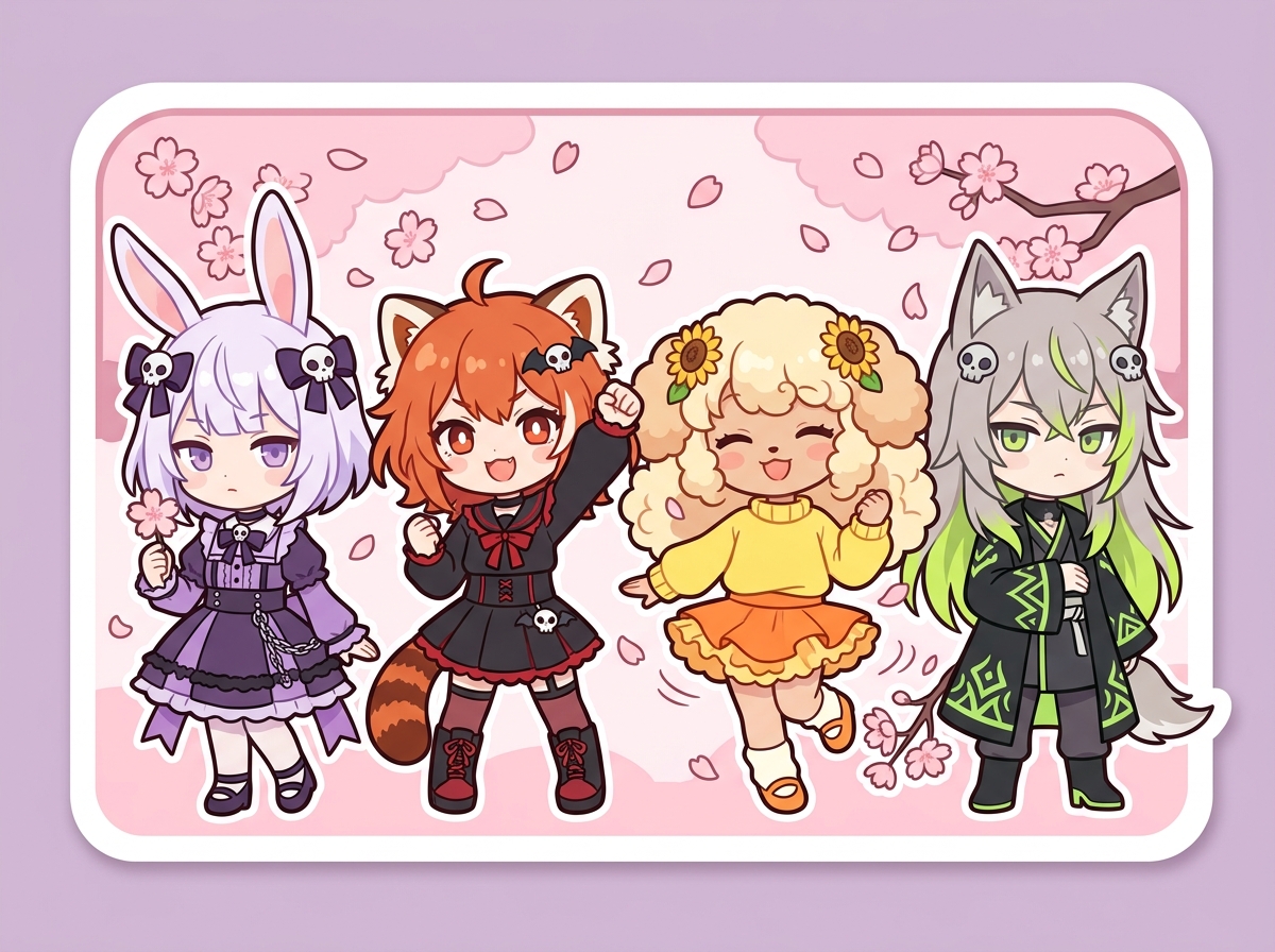 恋愛再スタートを語る紫星命理キャラクターたち