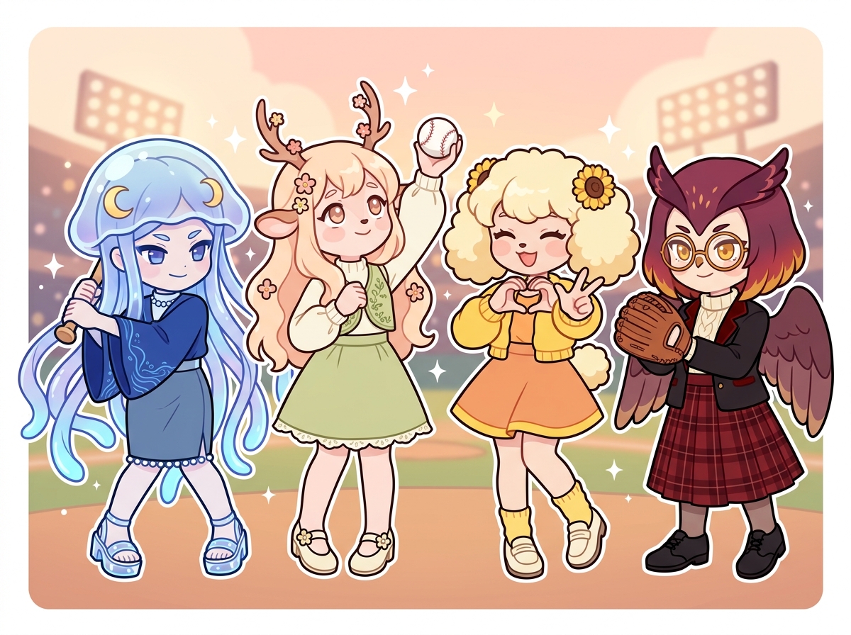 大谷選手のような愛されるキャラクターたち