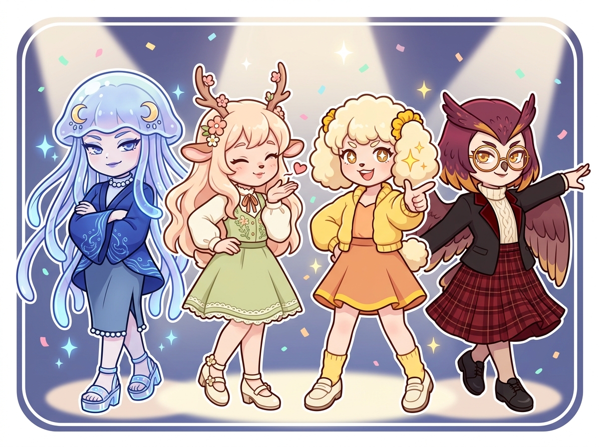 カリスマオーラを纏うキャラクターたち
