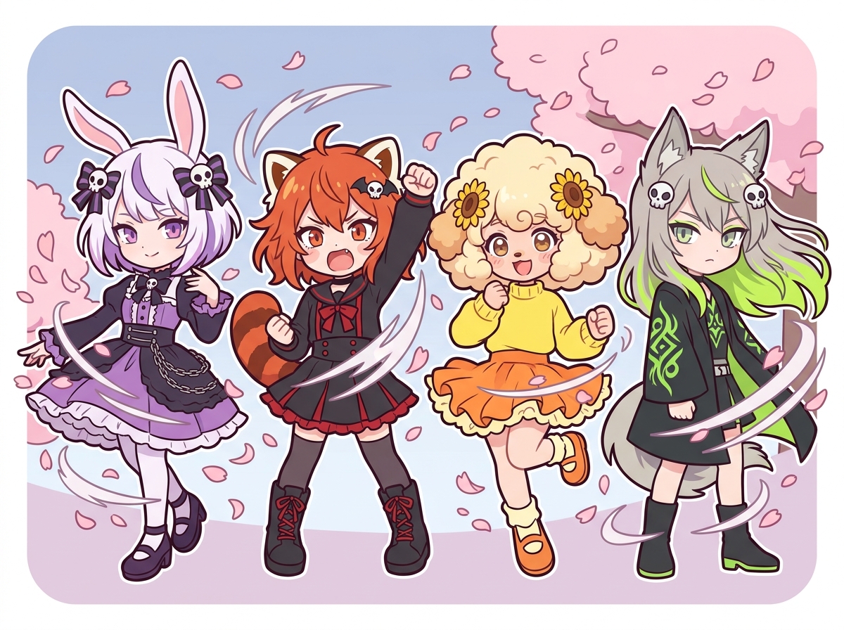 春の嵐と恋愛エネルギーを語る紫星命理キャラクターたち