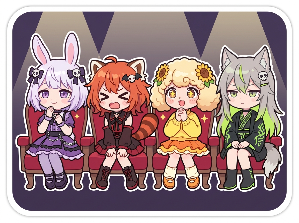 観劇デートの魅力を語る紫星命理キャラクターたち