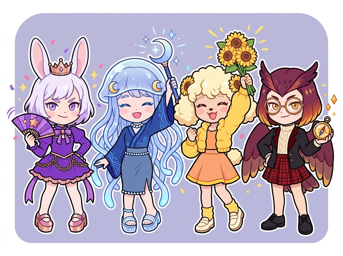 人生の転換期を迎えるキャラクターたち