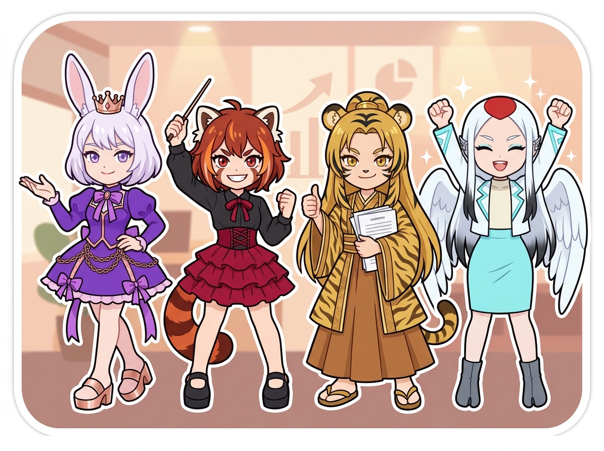 強さと愛されるを両立するキャラクターたち