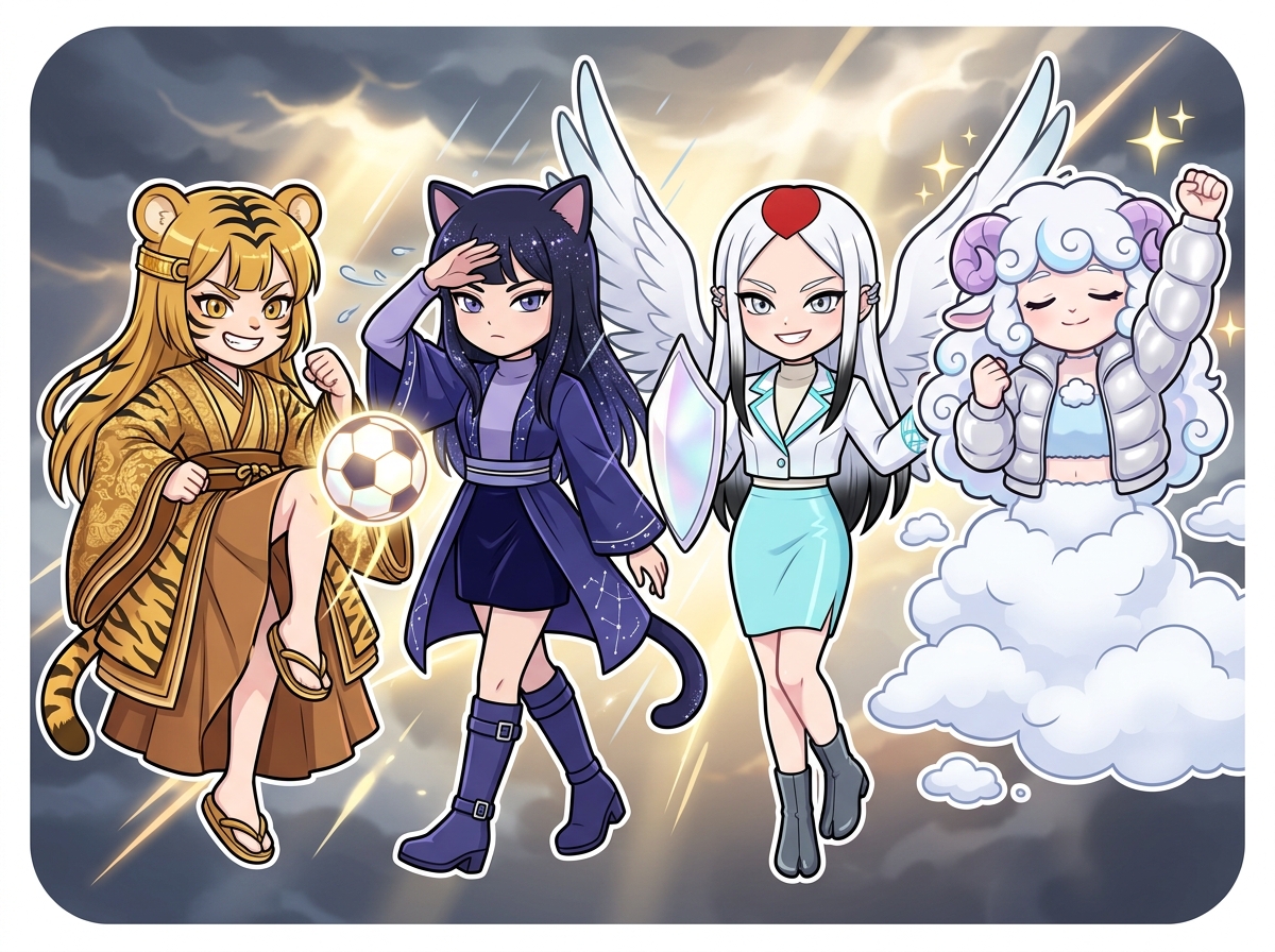 逆境に立ち向かうキャラクターたち