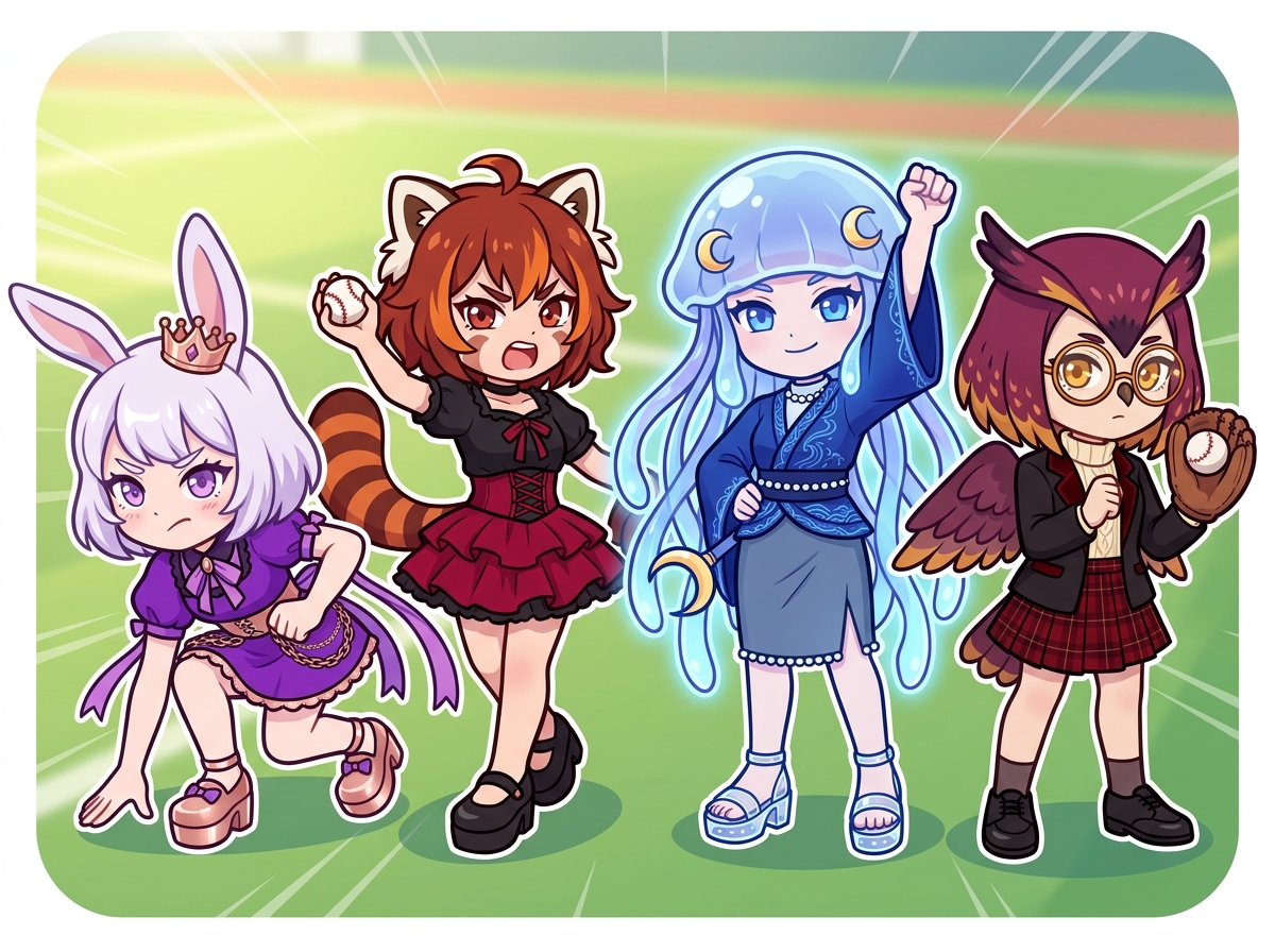 恋愛の好スタートを切るキャラクターたち