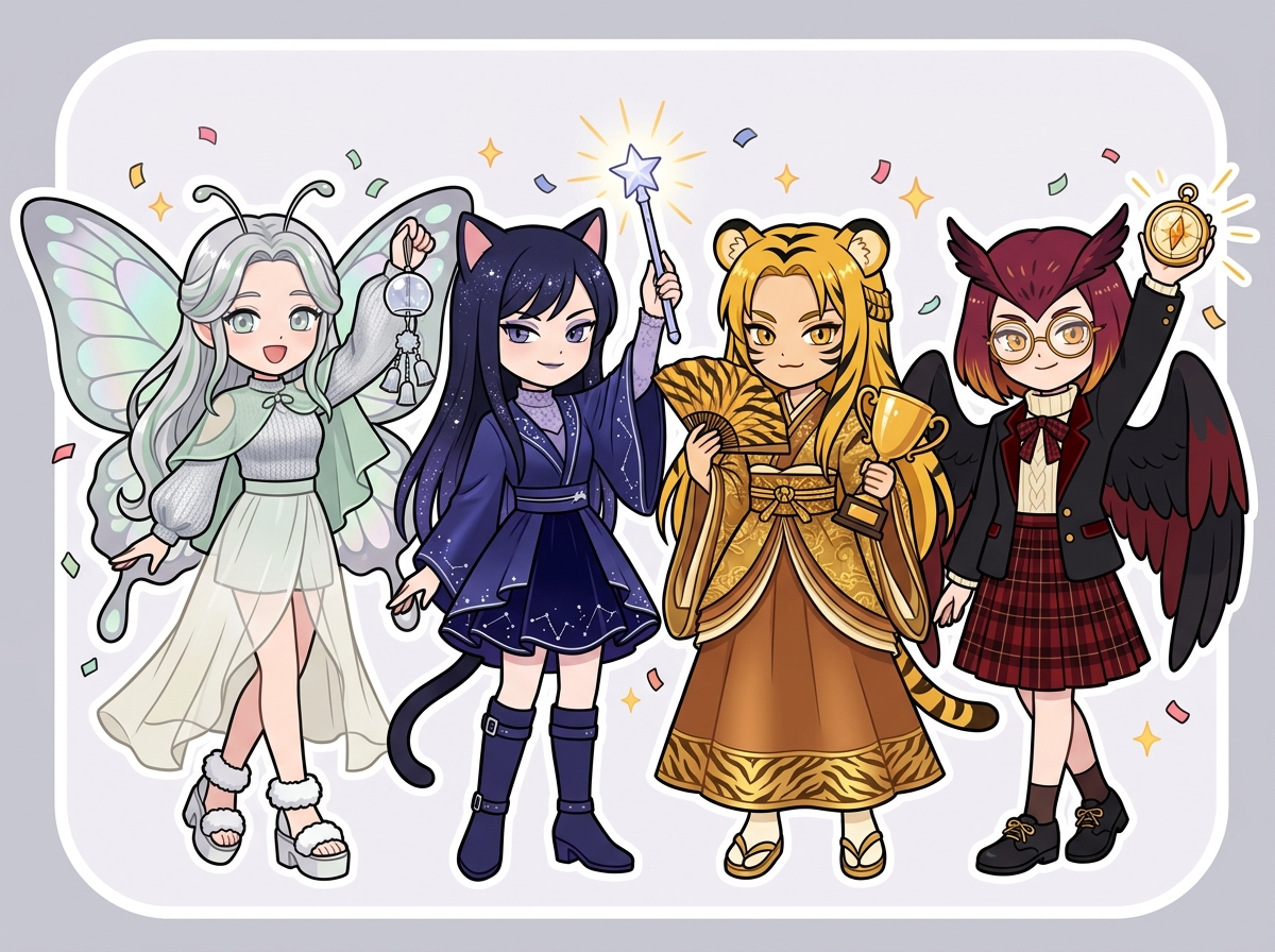 信念を持って突き進むキャラクターたち