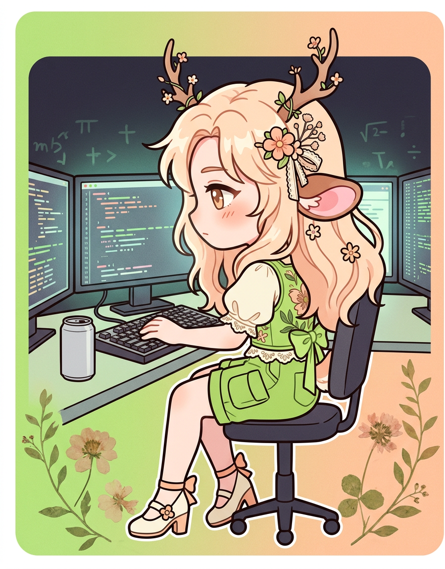 考える花守りさん