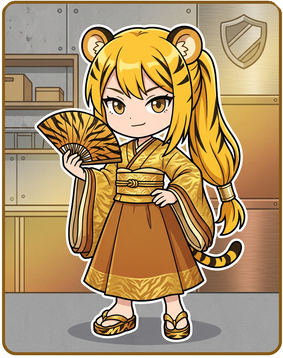 寡黙な実力者ガール