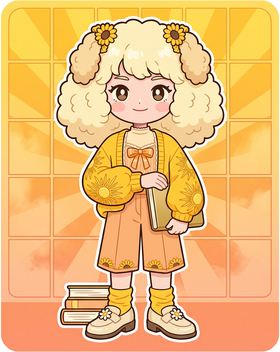 真面目系ひまわりガール